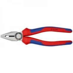 Knipex Kombizange Schwarz Atramentiert Mit Mehrkomponenten-Hüllen 200 Mm, 03 02 200 -Werkzeugserien Geschäft 03 02 200 3 600x600
