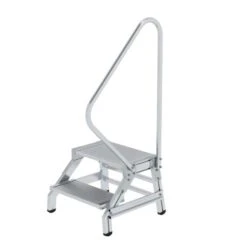 Günzburger Aluminium-Montagetritt Mit Handlauf, Starr 2 Stufen, 50178