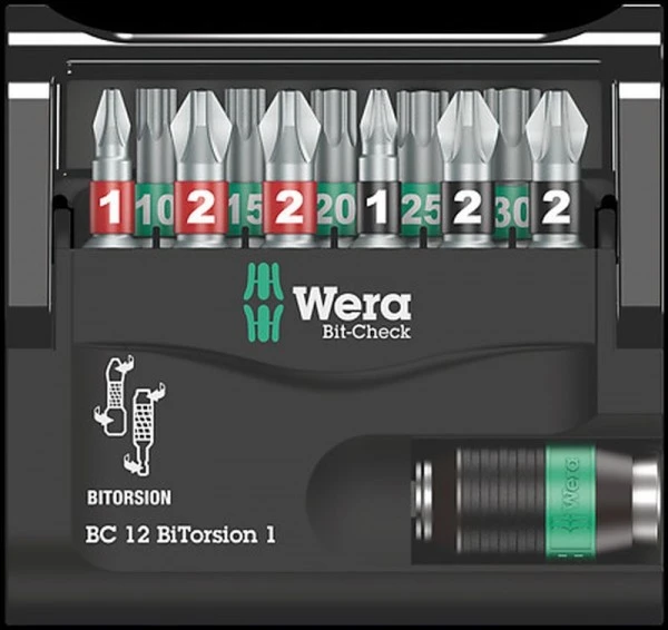 Wera Bit-Sortiment Bit-Check 12 BiTorsion 1, 05057420001 2 Wera Bit-Sortiment Bit-Check 12 BiTorsion 1, 05057420001 – Bild 2