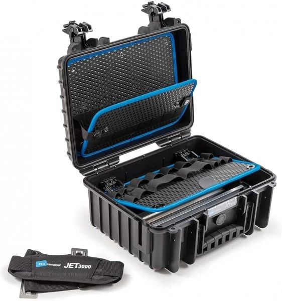 B&W Extrem Robuste Werkzeugkoffer JET3000 Loops Black, 117.16/L 1 B&W Extrem Robuste Werkzeugkoffer JET3000 Loops Black, 117.16/L