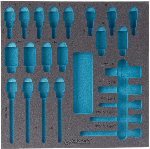 Hazet 2K-Weichschaum-Einlage, 163-119L 1 Hazet 2K-Weichschaum-Einlage, 163-119L