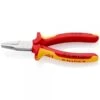 Knipex Flachzange Verchromt Isoliert Mit Mehrkomponenten-Hüllen, VDE-geprüft 160 Mm, 20 06 160