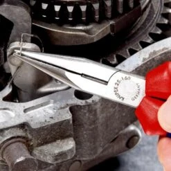 Knipex Flachrundzange Mit Schneide Schwarz Atramentiert 160 Mm, 25 02 160 -Werkzeugserien Geschäft 25 02 160 5 600x600