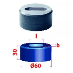 Metallkraft Langlochmatrize Nr.60 18,5 X 41,0 Mm, 3889418,5X41,0