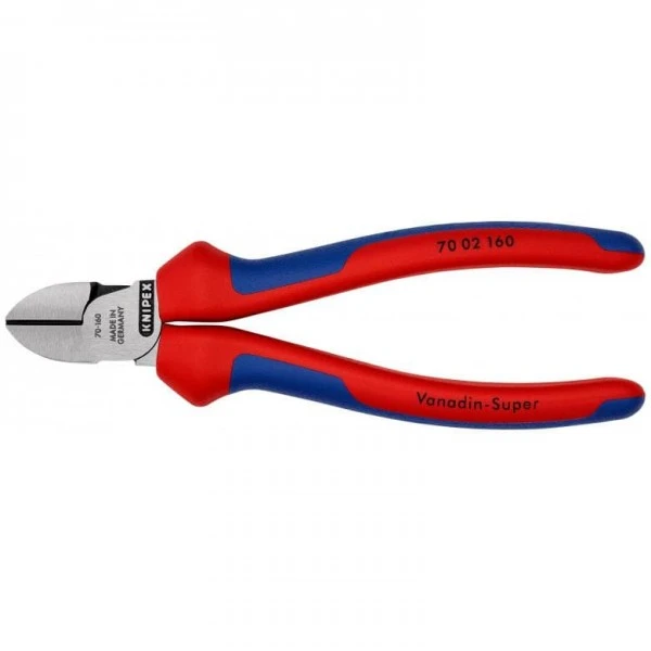 Knipex Seitenschneider Schwarz Atramentiert Mit Mehrkomponenten-Hüllen 160 Mm, 70 02 160 3 Knipex Seitenschneider Schwarz Atramentiert Mit Mehrkomponenten-Hüllen 160 Mm, 70 02 160 – Bild 3