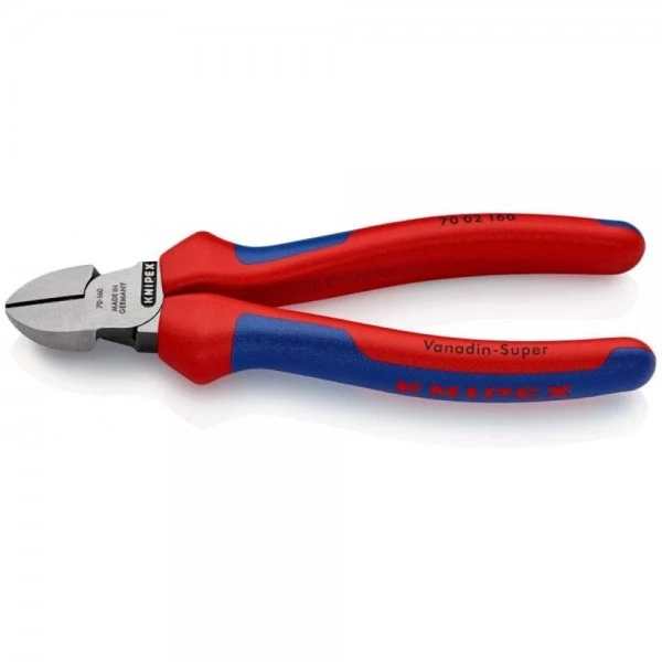 Knipex Seitenschneider Schwarz Atramentiert Mit Mehrkomponenten-Hüllen 160 Mm, 70 02 160 1 Knipex Seitenschneider Schwarz Atramentiert Mit Mehrkomponenten-Hüllen 160 Mm, 70 02 160