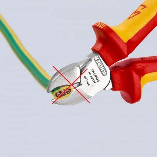 Knipex Seitenschneider Verchromt 160 Mm, 70 06 160 4 Knipex Seitenschneider Verchromt 160 Mm, 70 06 160 – Bild 4