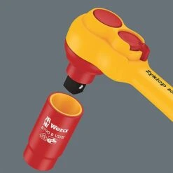 Wera Knarrensatz, Isoliert, Umschalthebel, 3/8", Metris 8100 SB 1, 05004970001 -Werkzeugserien Geschäft 8007 kugelverriegelung 1 600x600