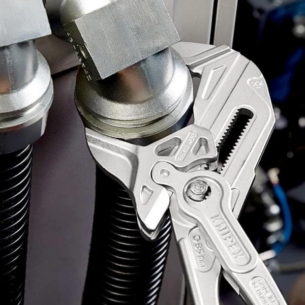 Knipex Zangenschlüssel XL Vernickelt 400 Mm, 86 03 400 5 Knipex Zangenschlüssel XL Vernickelt 400 Mm, 86 03 400 – Bild 5