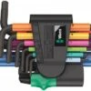 Wera Winkelschlüsselsatz, BlackLaser 950/9 Hex-Plus Multicolour 2, 05133164001