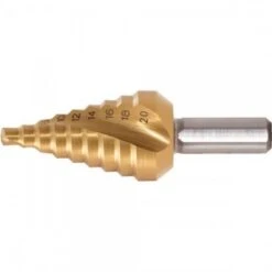 KS Tools HSS-TiN Stufenbohrer Extra Kurz,ø 4-20mm, 330.2375