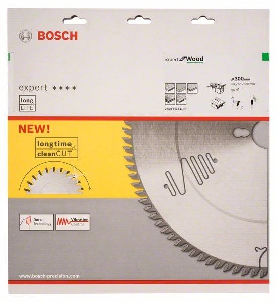 Bosch Kreissägeblatt Expert For Wood, 300 X 30 X 3,2 Mm, 96 2608642511 2 Bosch Kreissägeblatt Expert For Wood, 300 X 30 X 3,2 Mm, 96 2608642511 – Bild 2