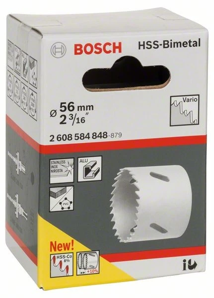 Bosch Lochsäge HSS-Bimetall Für Standardadapter, 56 Mm, 2 3/16 Zoll 2608584848 2 Bosch Lochsäge HSS-Bimetall Für Standardadapter, 56 Mm, 2 3/16 Zoll 2608584848 – Bild 2