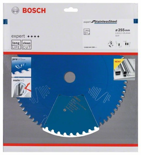 Bosch Kreissägeblatt Expert For Stainless Steel, 255 X 25,4x 2,5 X 50 2608644286 2 Bosch Kreissägeblatt Expert For Stainless Steel, 255 X 25,4x 2,5 X 50 2608644286 – Bild 2
