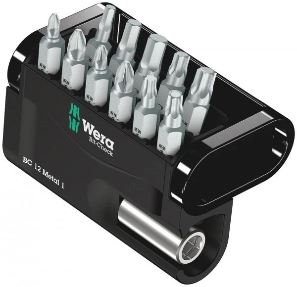 Wera Bit-Sortiment Bit-Check 12 Metal 1, 05057424001 1 Wera Bit-Sortiment Bit-Check 12 Metal 1, 05057424001
