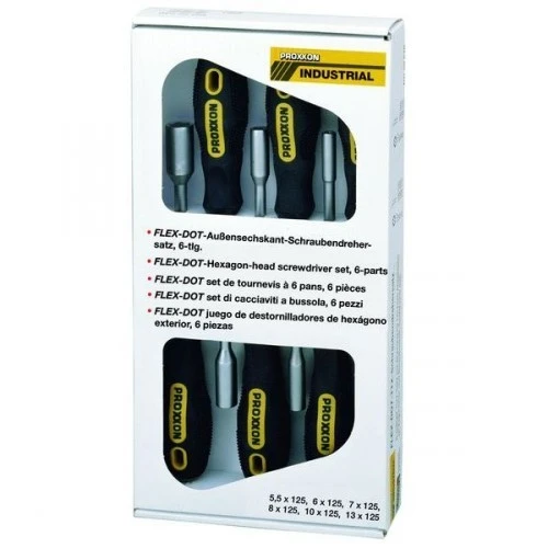 Proxxon FLEX-DOT Schraubendrehersatz 6-tlg., Außensechskant, 22644 2 Proxxon FLEX-DOT Schraubendrehersatz 6-tlg., Außensechskant, 22644 – Bild 2
