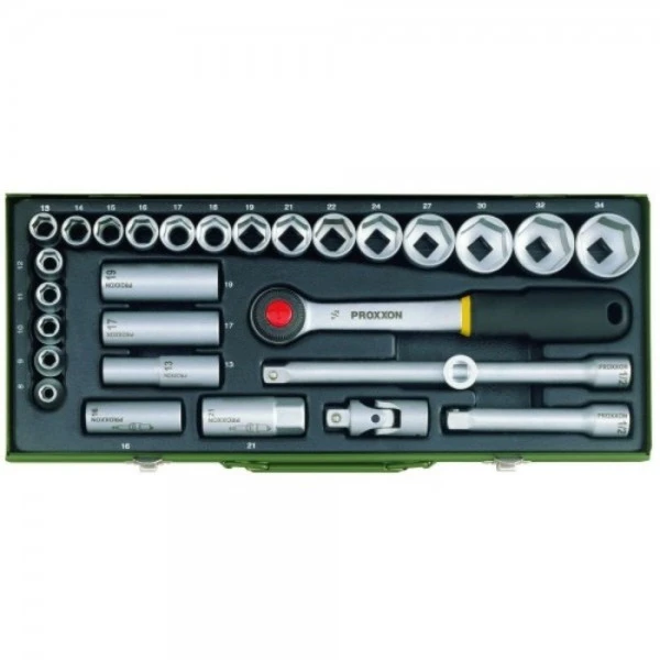 Proxxon Steckschlüsselsatz 1/2 " (29-teilig), 23000 1 Proxxon Steckschlüsselsatz 1/2 " (29-teilig), 23000