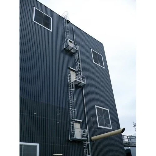 Günzburger Mehrzügige Steigleitern Mit Rückenschutz Aluminium Blank, 510130 3 Günzburger Mehrzügige Steigleitern Mit Rückenschutz Aluminium Blank, 510130 – Bild 3